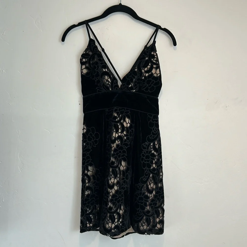 Free People Black Mini Dress - Picture 5 of 10